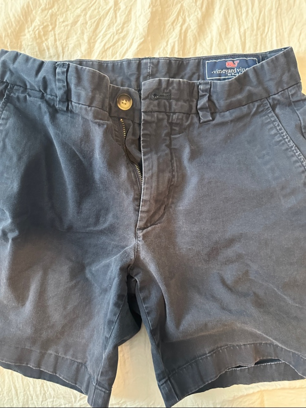 Vineyard Vines Dark Blue Cotton Chino Shorts Boys 28